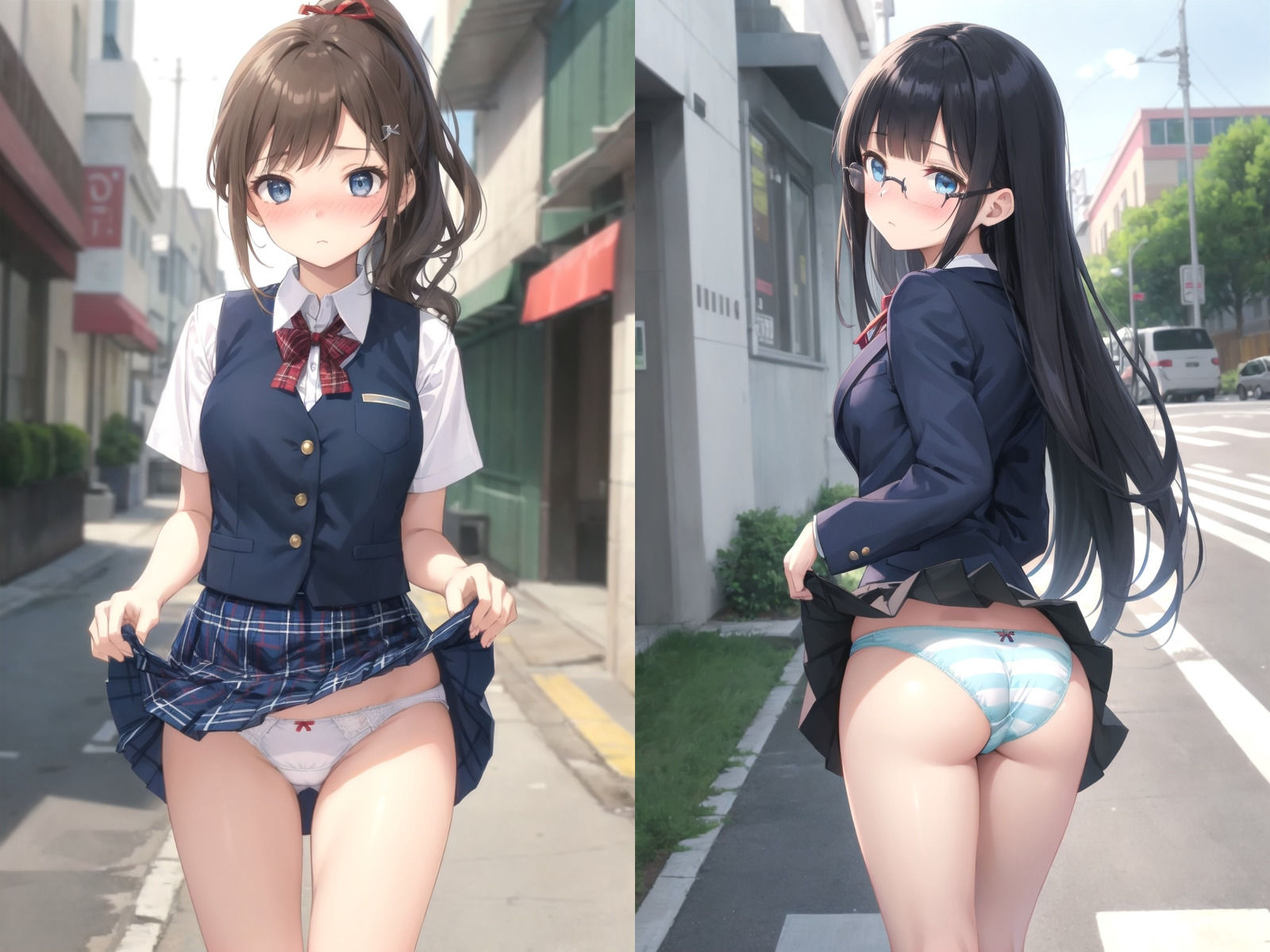 サンプル画像1:とつげき！街角JK〜あなたのぱんつ見せてください〜(ぱんつ工房) [d_386722]