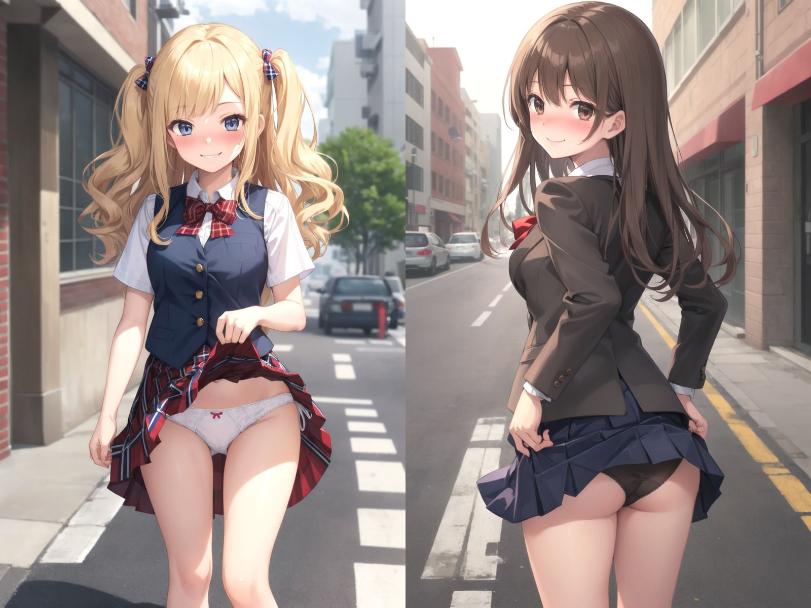 サンプル画像4:とつげき！街角JK〜あなたのぱんつ見せてください〜(ぱんつ工房) [d_386722]