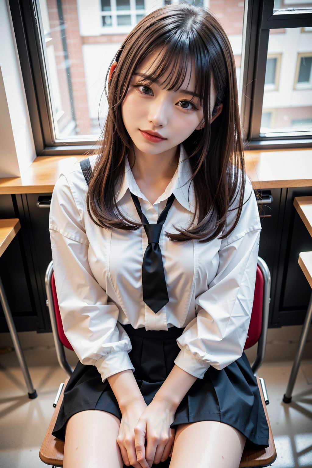 サンプル画像1:美乳淫乱18歳の至極奉仕！J〇の初性交(音羽坂47) [d_386738]