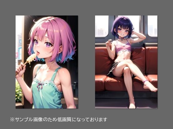 サンプル画像1:萌え系彼女がセクシー過ぎて性欲爆発(召使A) [d_386744]