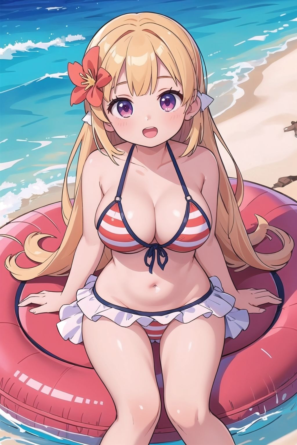 サンプル画像2:ナンゴクバカンス(ぷるっきゃお) [d_386794]