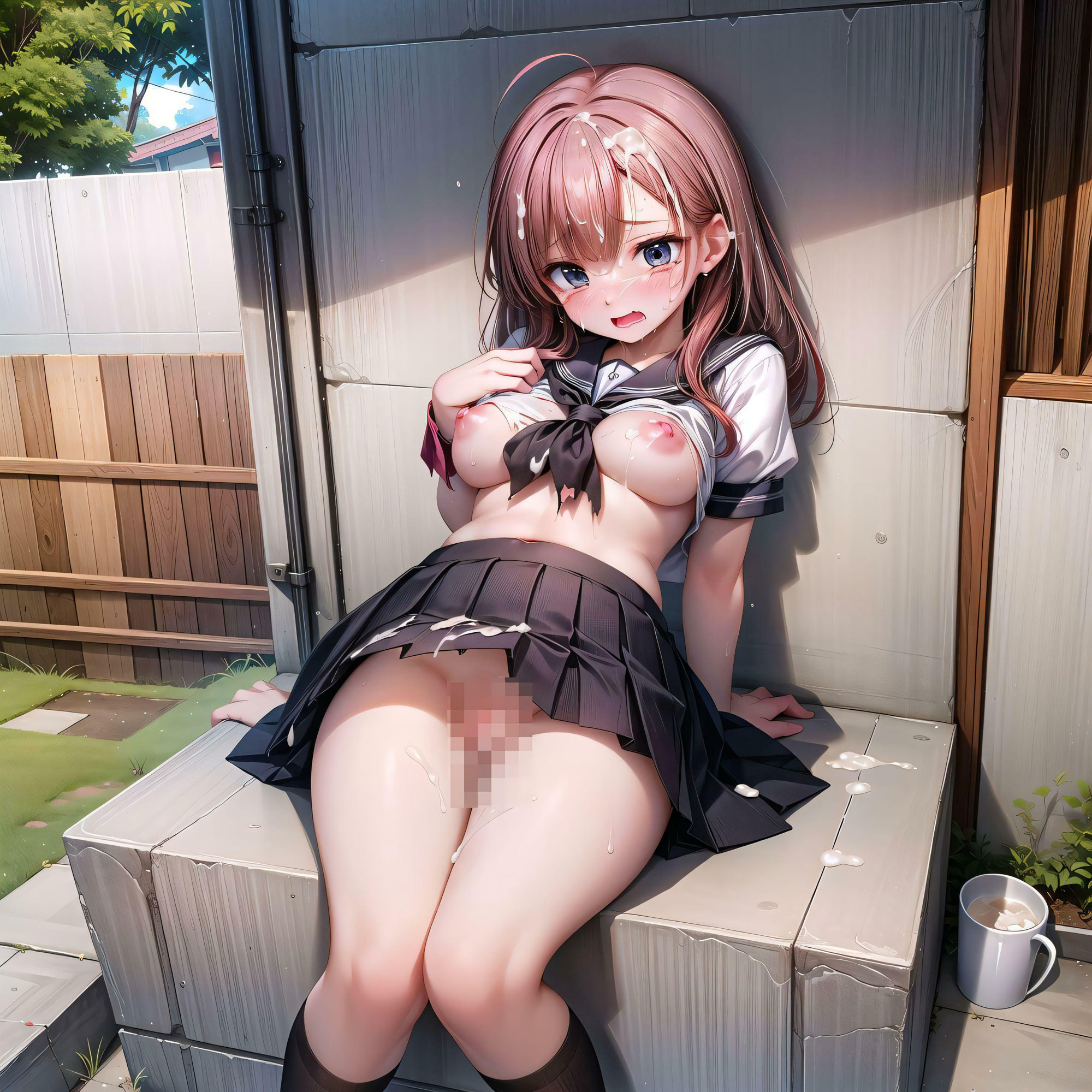 サンプル画像2:学校は無料食べ放題(官能ラビリンス) [d_386838]