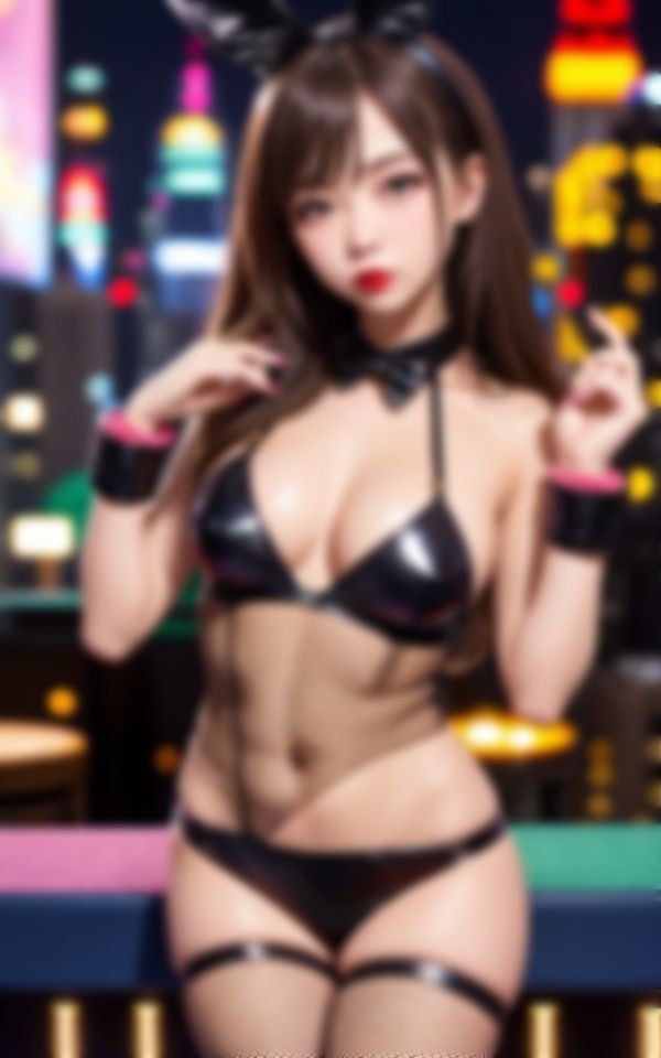 サンプル画像6:淫らでエッチなバニーガールズコレクション画像集100枚(AI アイドル) [d_386845]