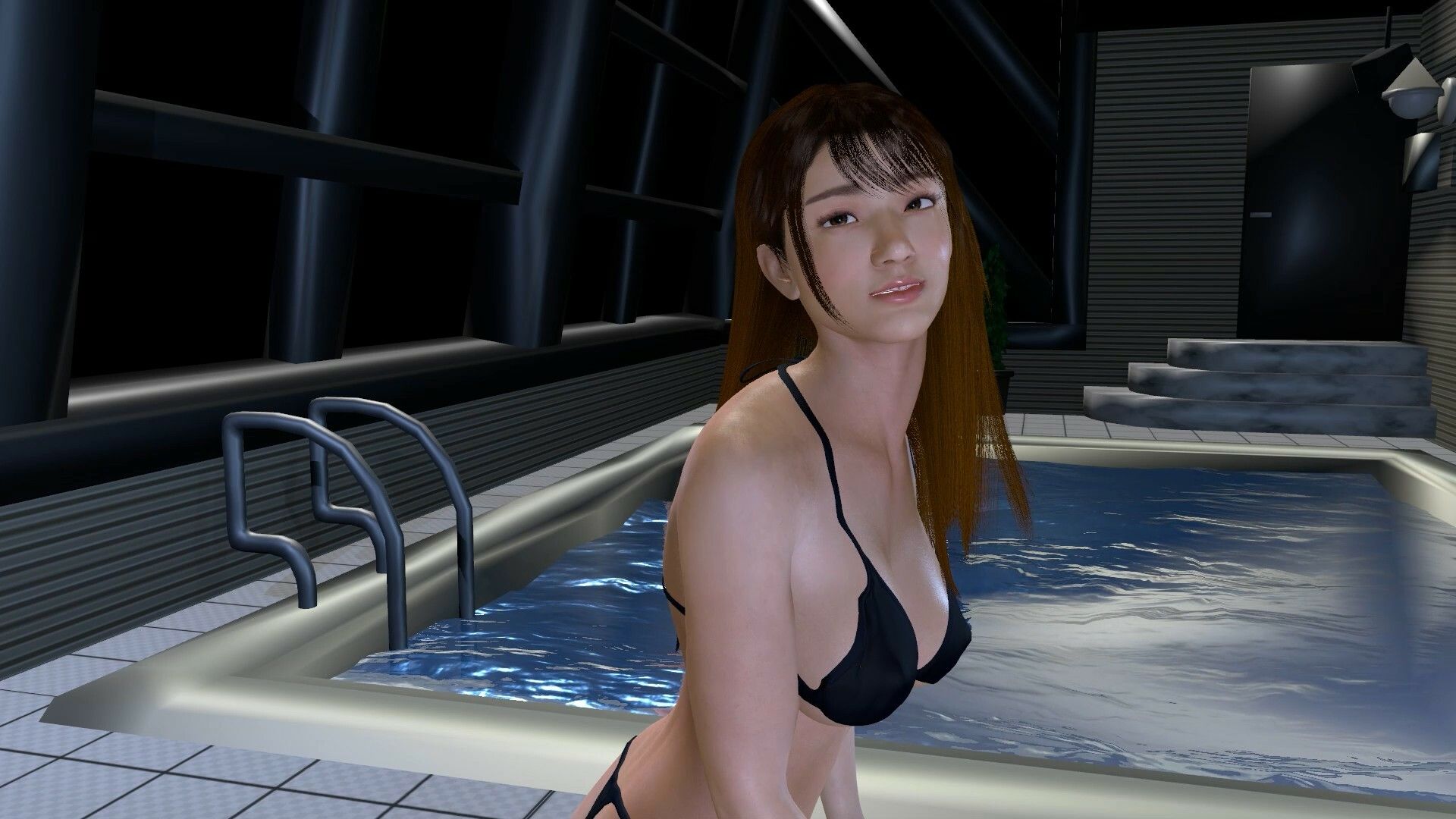 サンプル画像1:【ROMV079】AV女優木下ひまのデビュー 例のプール「AV男優のテクニック最高ーーーー！」(ローズ志向) [d_386857]