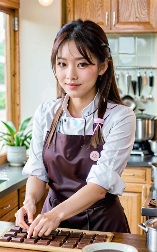 サンプル画像3:パティシエを目指す美少女特集(伝説のAI企画) [d_386898]