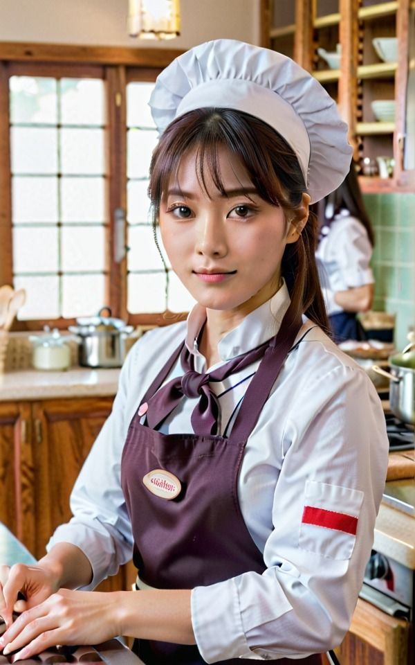 サンプル画像4:パティシエを目指す美少女特集(伝説のAI企画) [d_386898]