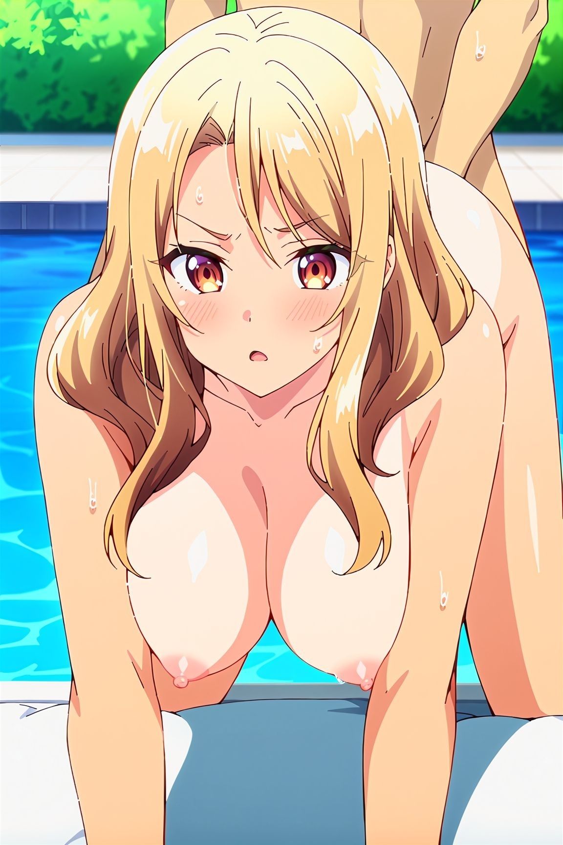 サンプル画像6:日焼け痴女 スク水日焼け跡がエロい(桃ジュース) [d_386934]