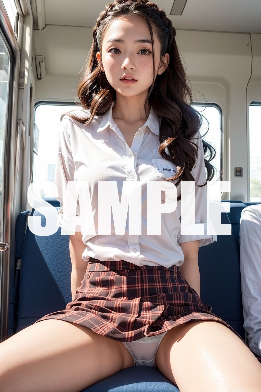 サンプル画像5:キュートなパンチラ電車(A_LOVE_A) [d_386960]