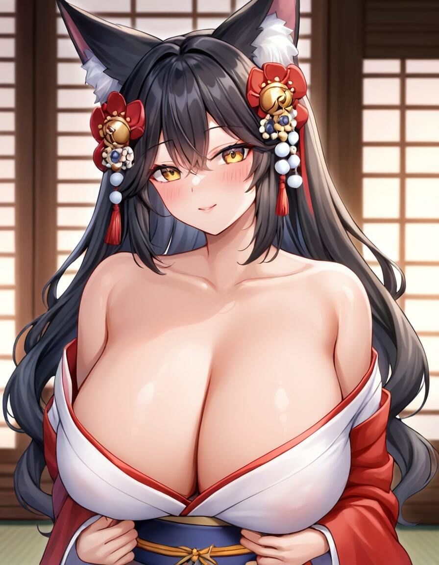 サンプル画像1:メスヅラ晒して種付けされるキツネ巫女(lizeton-ai-doll) [d_386970]