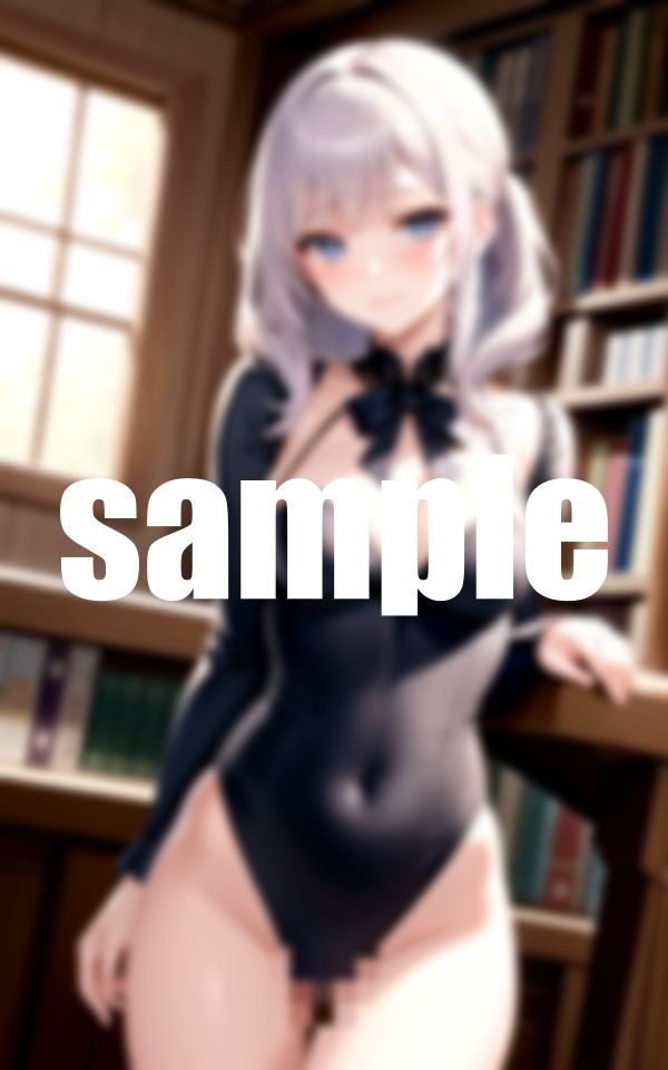 サンプル画像1:誰もいない図書館、僕たちの秘密(ファンタジーフレームズフォージ) [d_386981]