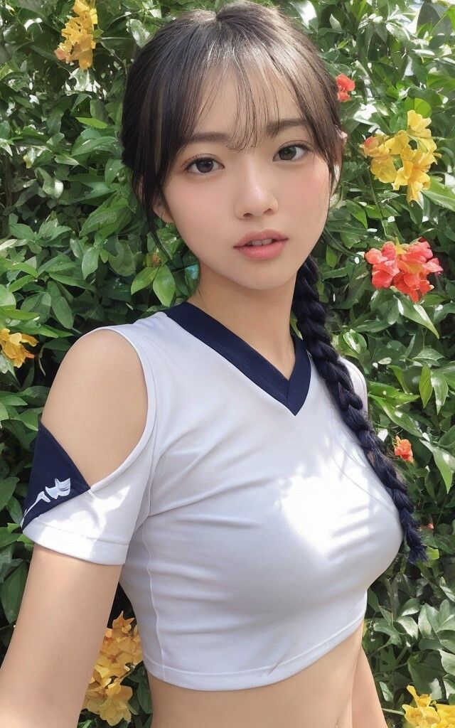 サンプル画像1:運動着姿が素敵な美女 AIグラビア写真集(デジタル・ヴィジョン・メディア) [d_386984]