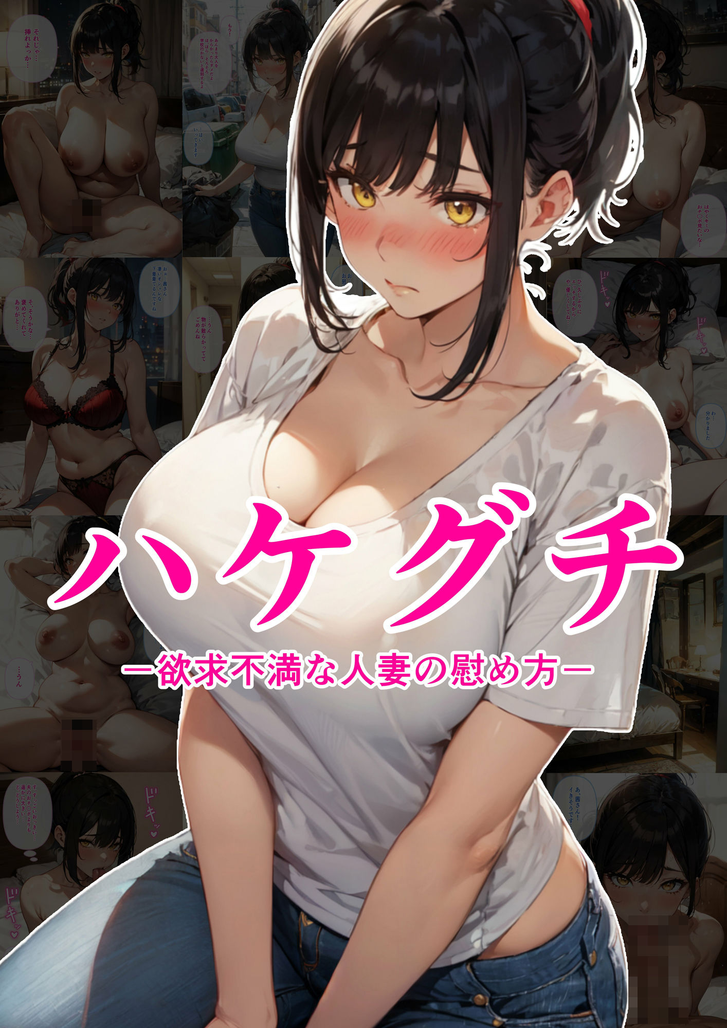 サンプル画像1:ハケグチ ー欲求不満な人妻の慰め方ー(数多の空) [d_387034]