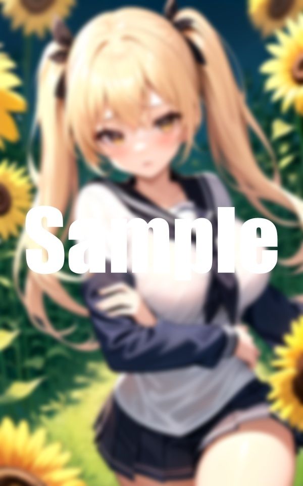 サンプル画像3:あの夏ひまわり畑で出会った君に恋をした(パンチラぱんだ) [d_387035]