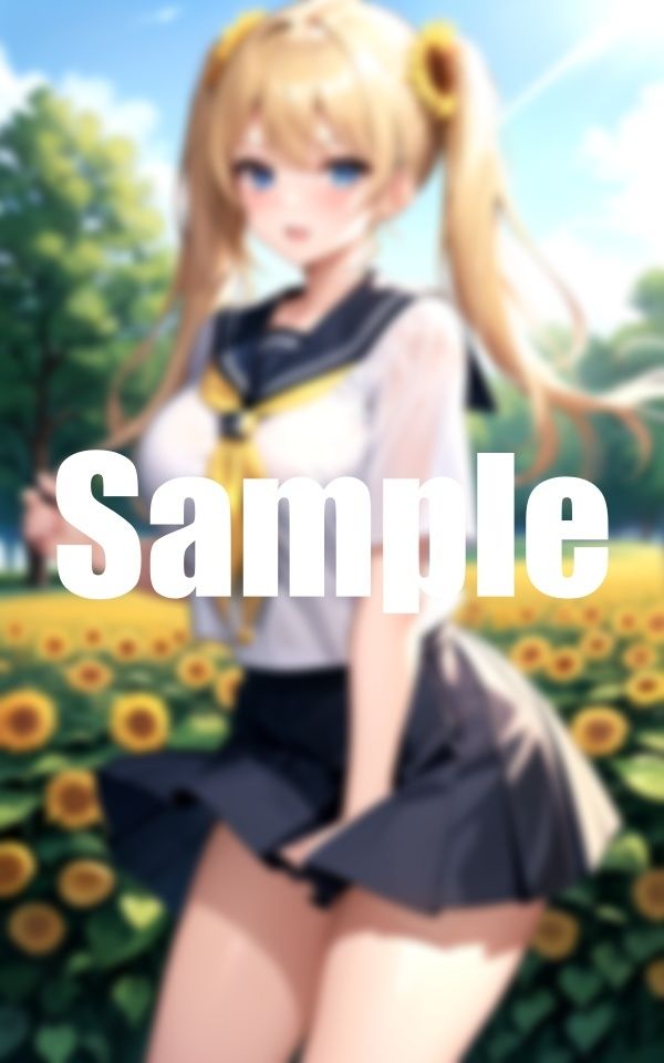 サンプル画像5:あの夏ひまわり畑で出会った君に恋をした(パンチラぱんだ) [d_387035]