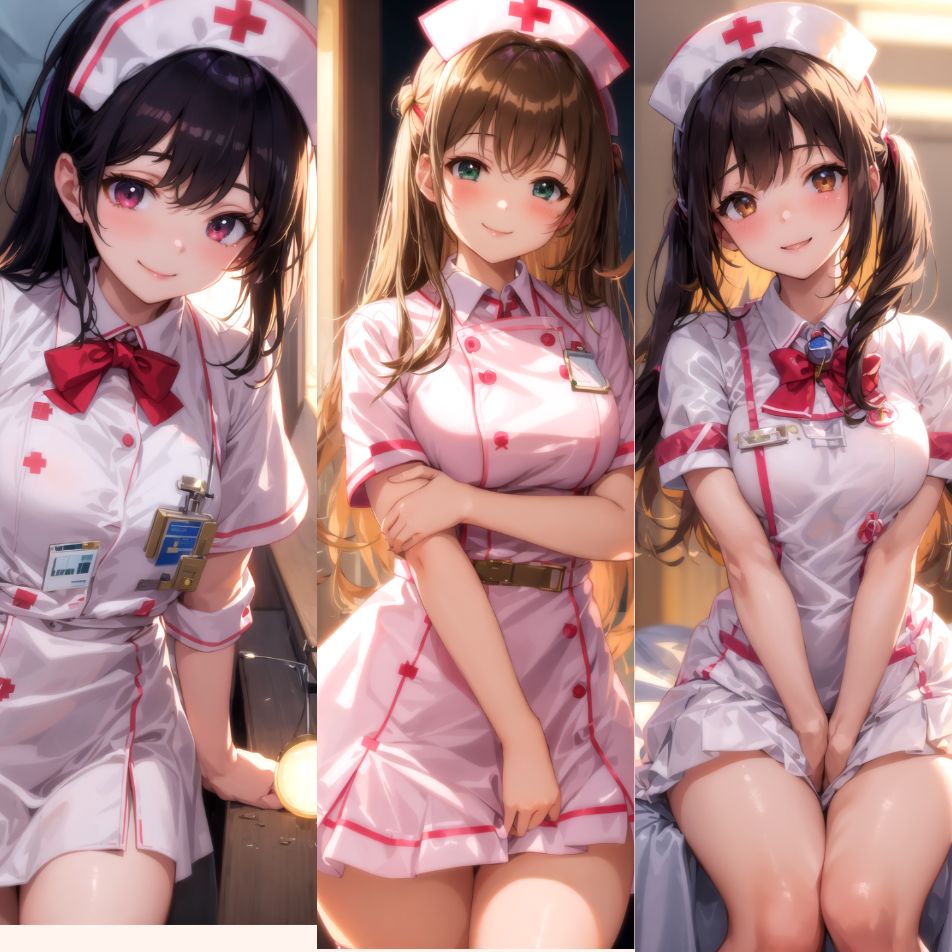 サンプル画像2:どんなお願いも聞いてくれる可愛いナース達とのHな入院生活が最高すぎた件。(桜流しの雨) [d_387042]