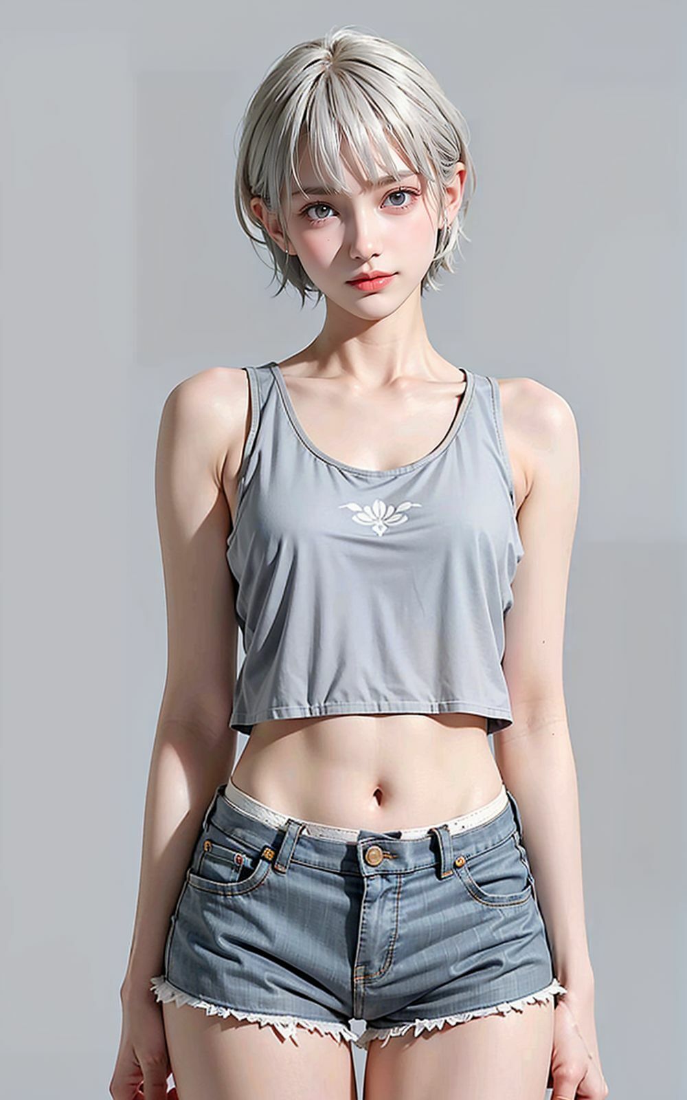 サンプル画像1:カラフルタンクトップ(AI ヤン) [d_387109]