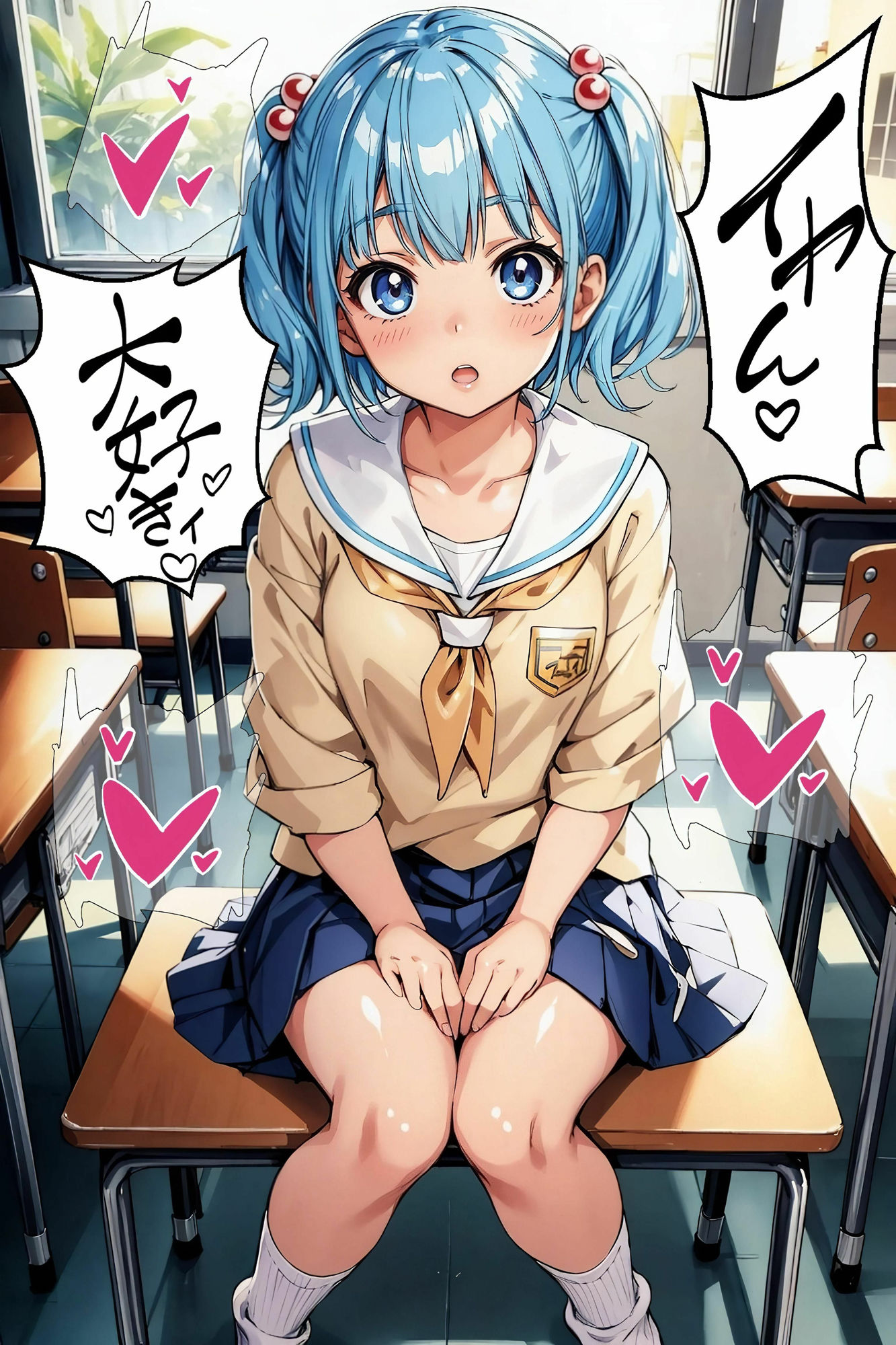 サンプル画像3:美少女とエッチができる！ギャルマン学園！(Creative worker) [d_387129]