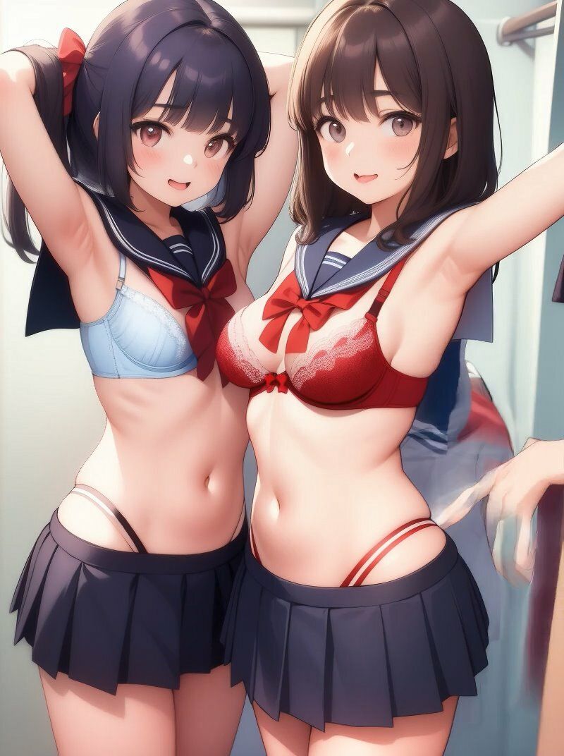 サンプル画像3:AI着エロアニメ動画 〜禁断のお着替え 魅力のランジェリー〜(AI画像研究会) [d_387149]