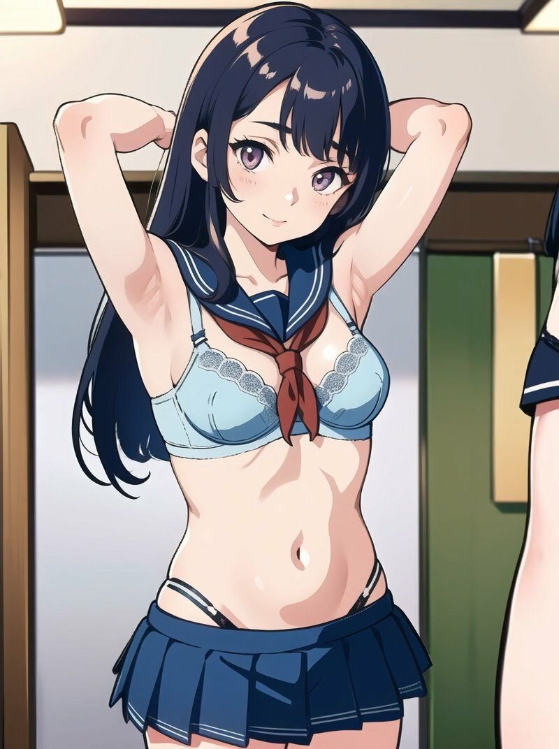 サンプル画像5:AI着エロアニメ動画 〜禁断のお着替え 魅力のランジェリー〜(AI画像研究会) [d_387149]