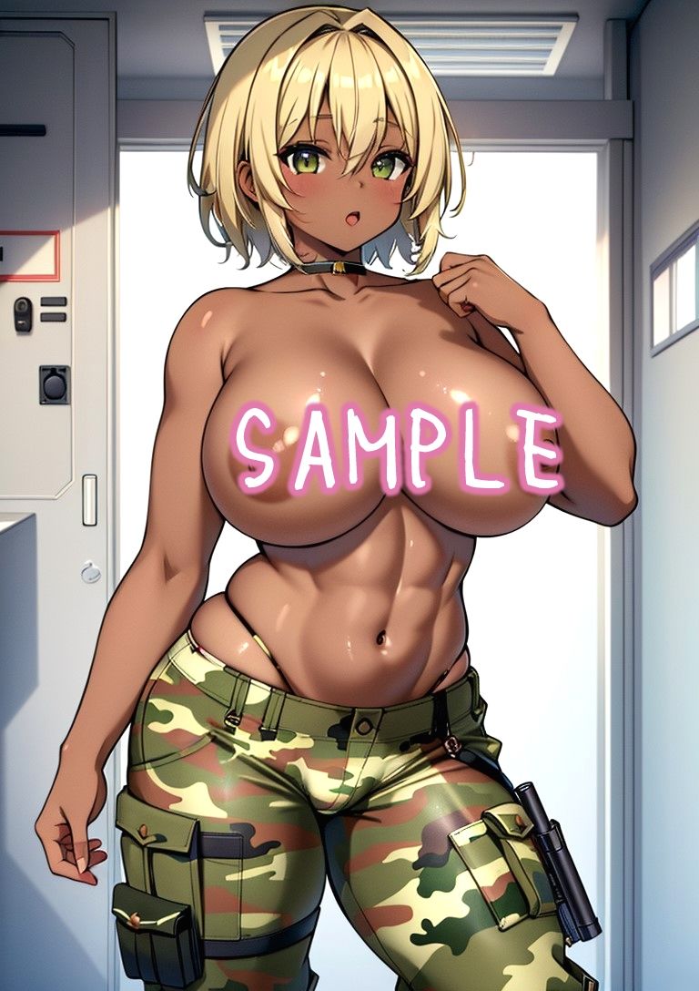 サンプル画像3:褐色少女シリーズ 2巻 軍装娘(Angel Archives) [d_387188]