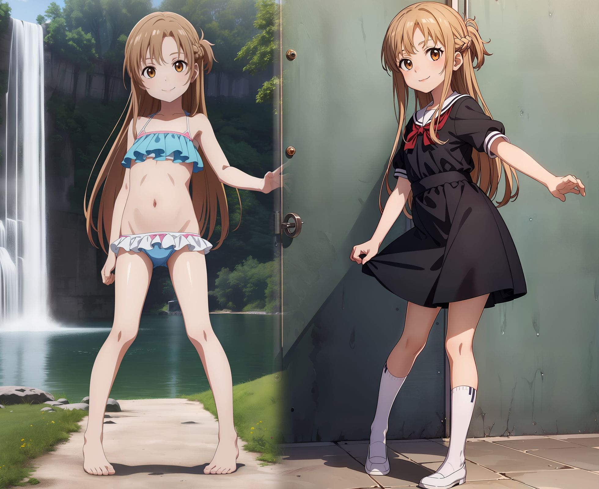 サンプル画像1:異なる時期のアスナは、妖魔に凌●されていた(支配者) [d_387193]