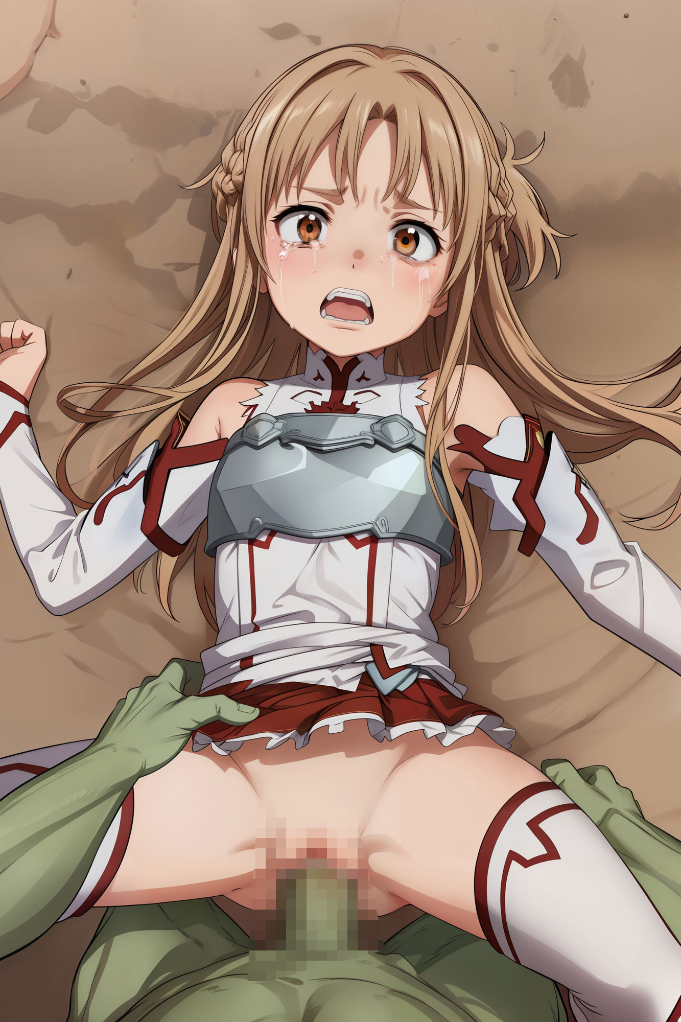 サンプル画像6:異なる時期のアスナは、妖魔に凌●されていた(支配者) [d_387193]