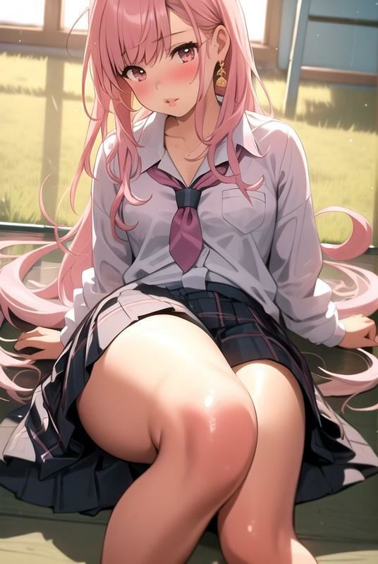 サンプル画像2:【あつがりな私たち】 地球温暖化は深刻化 日本の南に位置する私たちの学校は サウナ状態 服より命を優先した私達が直面したのは カラダの温暖化問題でした・・ ＃7(スタジオかぐや) [d_387208]