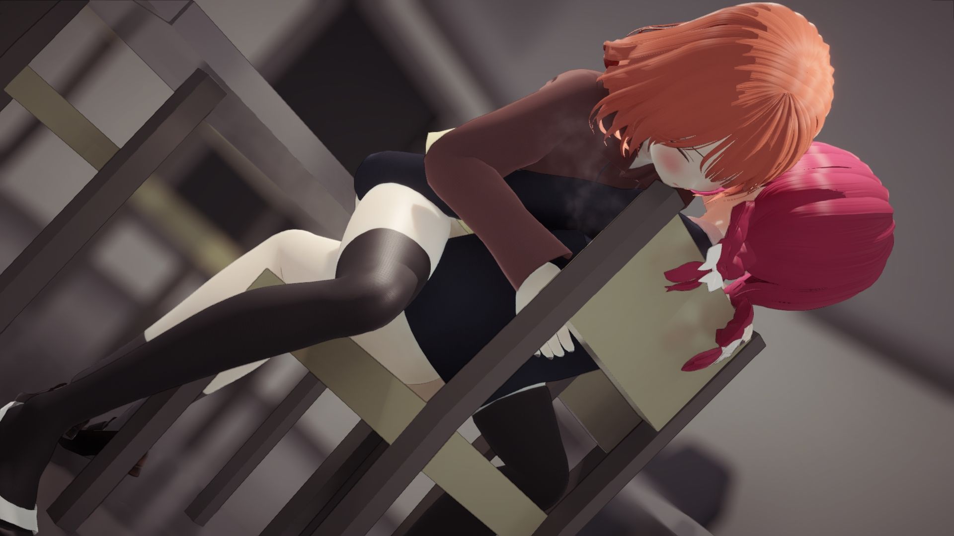 サンプル画像1:男の娘と先輩の特別研修(ワピワピ。) [d_387248]