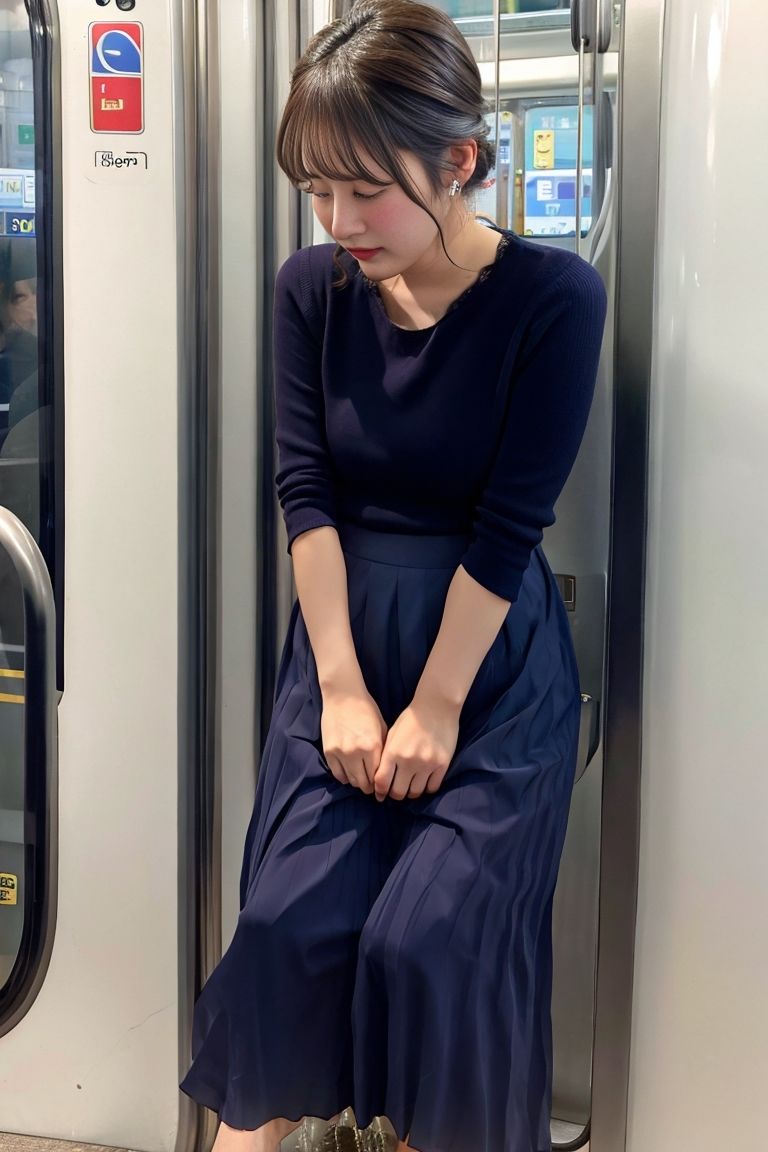 サンプル画像6:終電おもらし(P-AI planning) [d_387315]