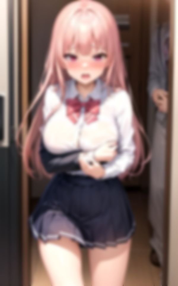 サンプル画像1:恥ずかしがり屋の娘がHなハプニングに晒される画像集(スーパーAI) [d_387335]