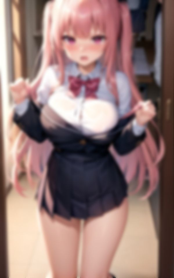 サンプル画像4:恥ずかしがり屋の娘がHなハプニングに晒される画像集(スーパーAI) [d_387335]