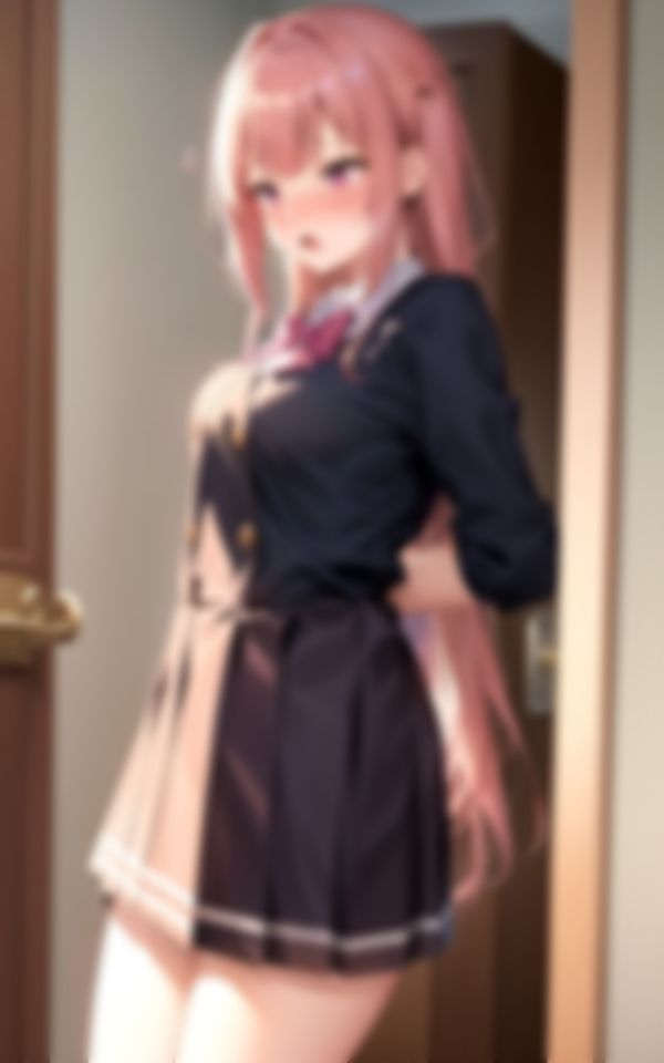 サンプル画像6:恥ずかしがり屋の娘がHなハプニングに晒される画像集(スーパーAI) [d_387335]