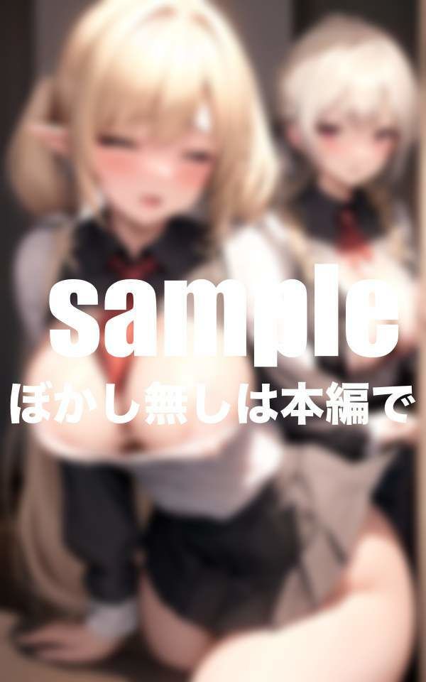 サンプル画像1:エルフ学園 JKに転生！放課後Hにえちえち身体検査！エルフの制服淫らな姿が満載(ぽんぽんの森) [d_387389]