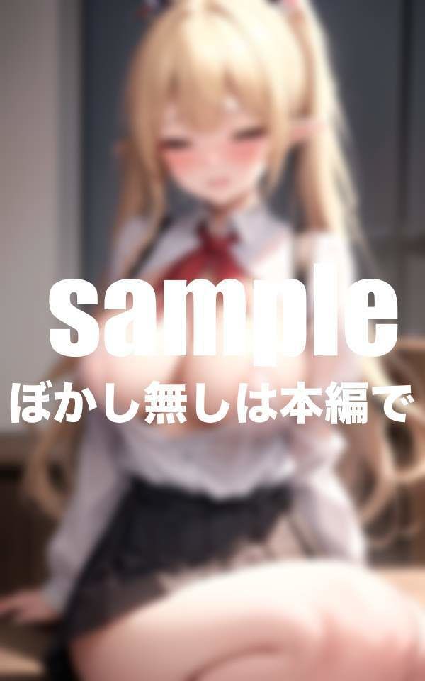 サンプル画像2:エルフ学園 JKに転生！放課後Hにえちえち身体検査！エルフの制服淫らな姿が満載(ぽんぽんの森) [d_387389]