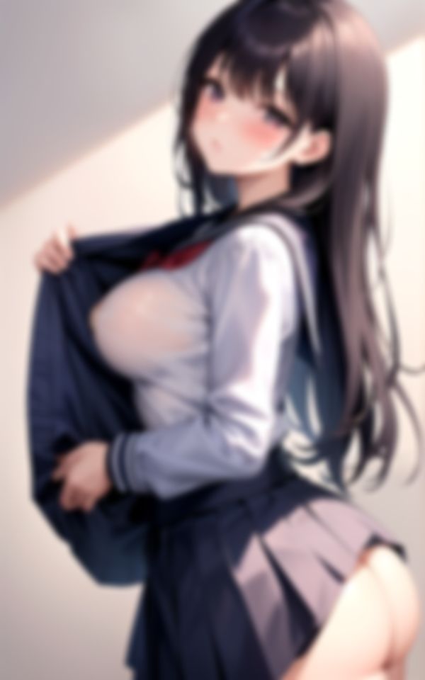 サンプル画像4:先生、おっぱいが大きくなりすぎちゃいました…(色香演算) [d_387410]