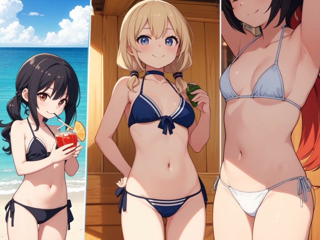 サンプル画像3:水着乙女(Studio.UKY) [d_387429]