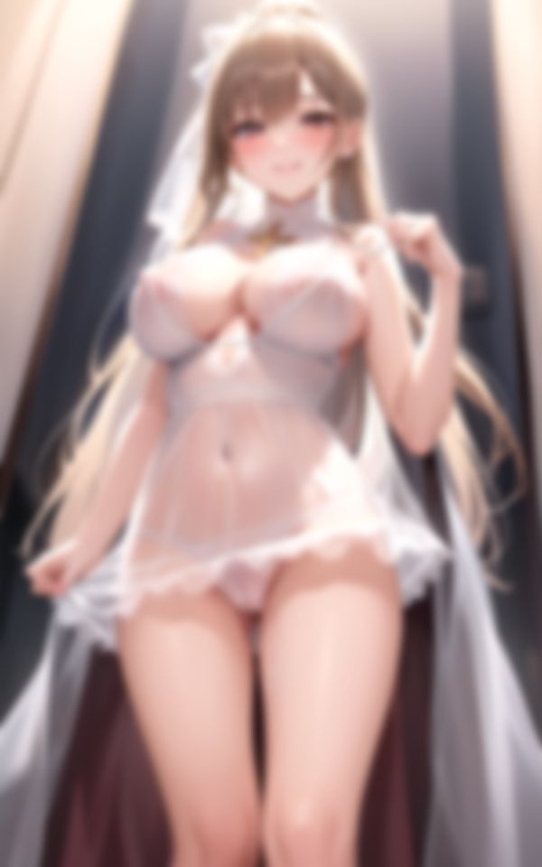 サンプル画像1:花嫁衣装を着た彼女に興奮しました(エロゴリズム) [d_387448]