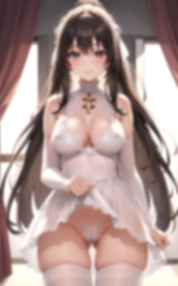 サンプル画像4:花嫁衣装を着た彼女に興奮しました(エロゴリズム) [d_387448]