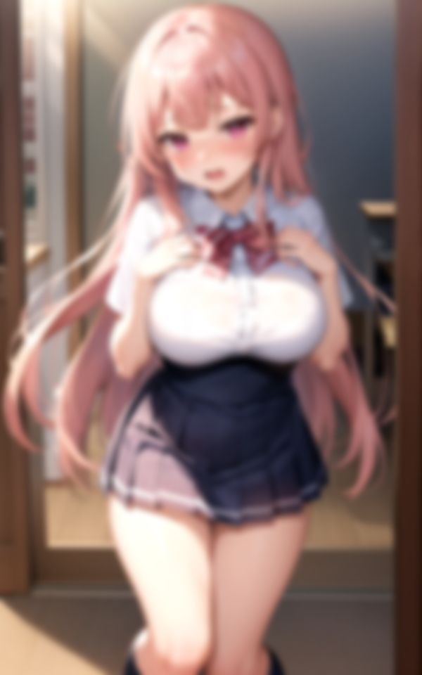 サンプル画像1:初めて出来た彼女と初めての…初めて見る彼女の生Gカップ(淫夢生成器) [d_387477]