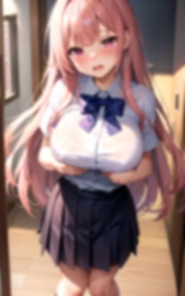 サンプル画像6:初めて出来た彼女と初めての…初めて見る彼女の生Gカップ(淫夢生成器) [d_387477]