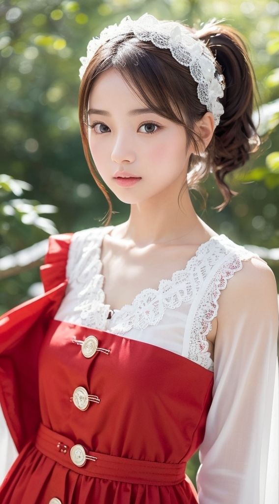 サンプル画像1:民族衣装の美少女達(あい@AI美女倶楽部) [d_387493]