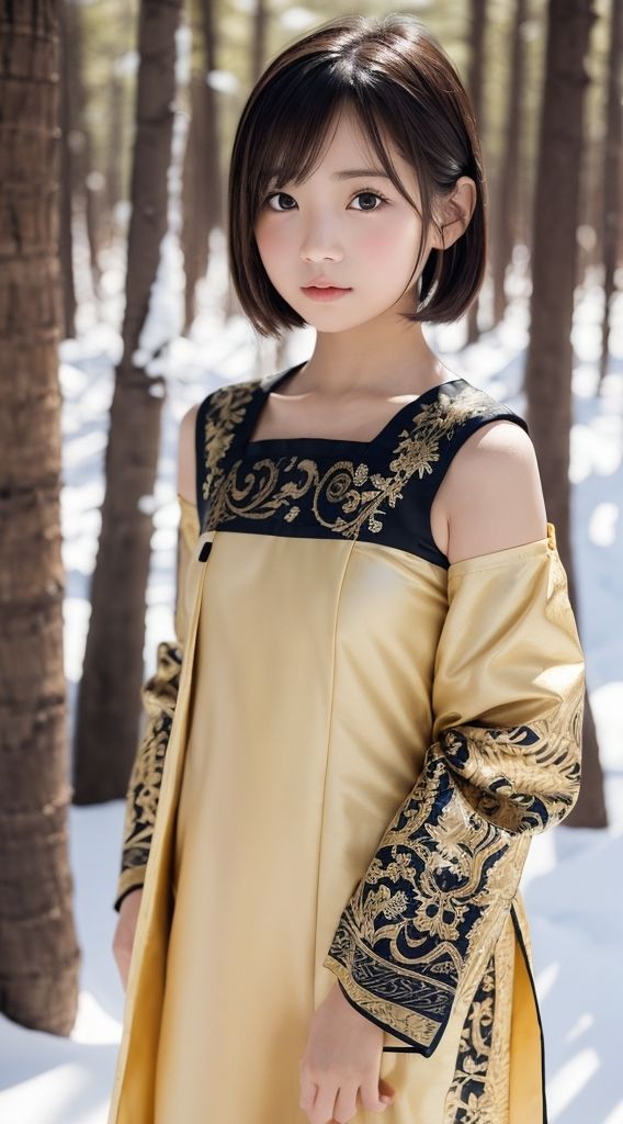 サンプル画像2:民族衣装の美少女達(あい@AI美女倶楽部) [d_387493]