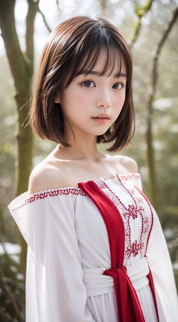 サンプル画像6:民族衣装の美少女達(あい@AI美女倶楽部) [d_387493]