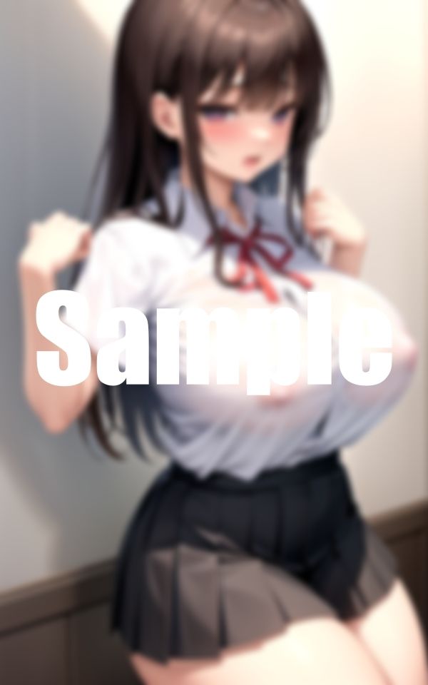 サンプル画像1:生徒会長は爆乳(パンチラぱんだ) [d_387549]