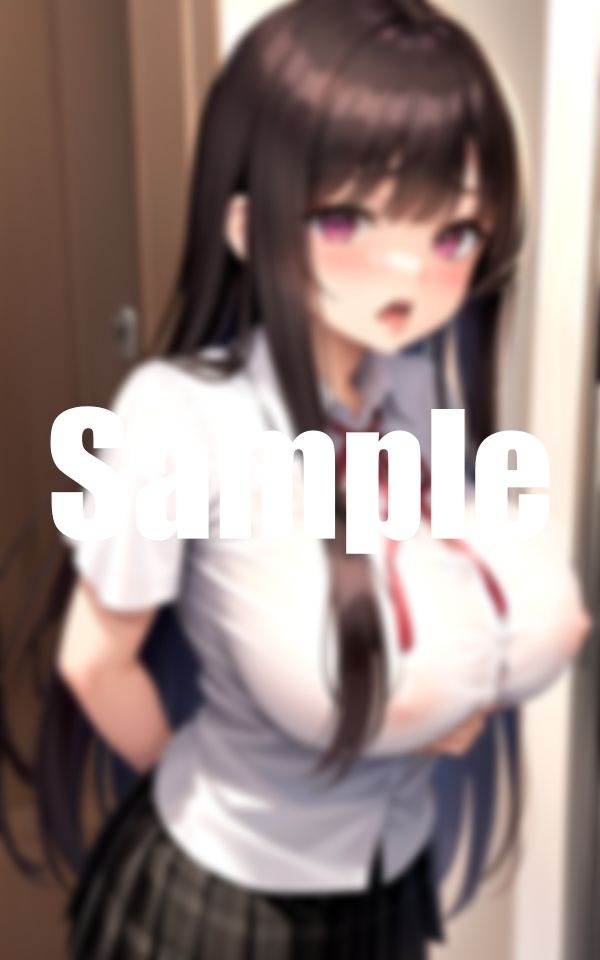 サンプル画像2:生徒会長は爆乳(パンチラぱんだ) [d_387549]