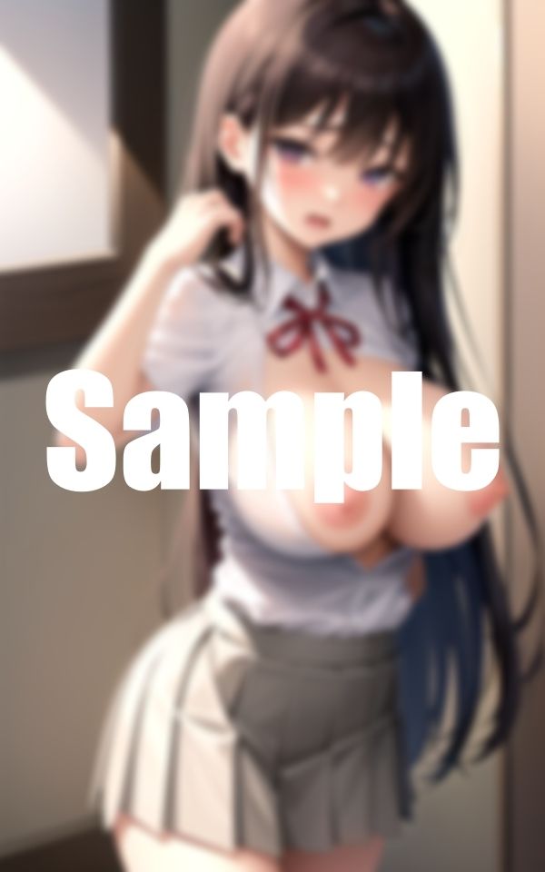 サンプル画像6:生徒会長は爆乳(パンチラぱんだ) [d_387549]