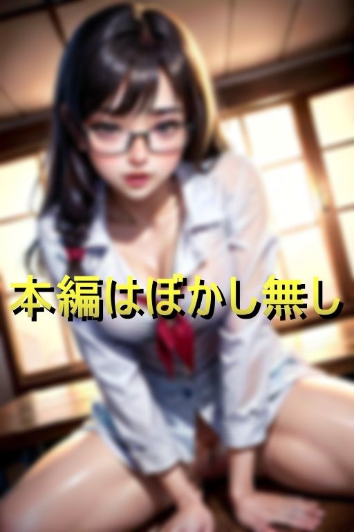 サンプル画像2:地味で大人しそうなメガネJKがまさかの援交の申し出をしてきたので…(10ショット) [d_387562]