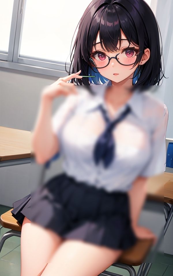 サンプル画像1:隠しきれない着衣巨乳(AIハピネス工房) [d_387600]