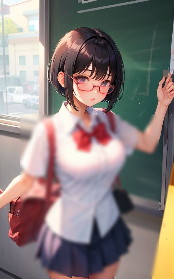 サンプル画像3:隠しきれない着衣巨乳(AIハピネス工房) [d_387600]