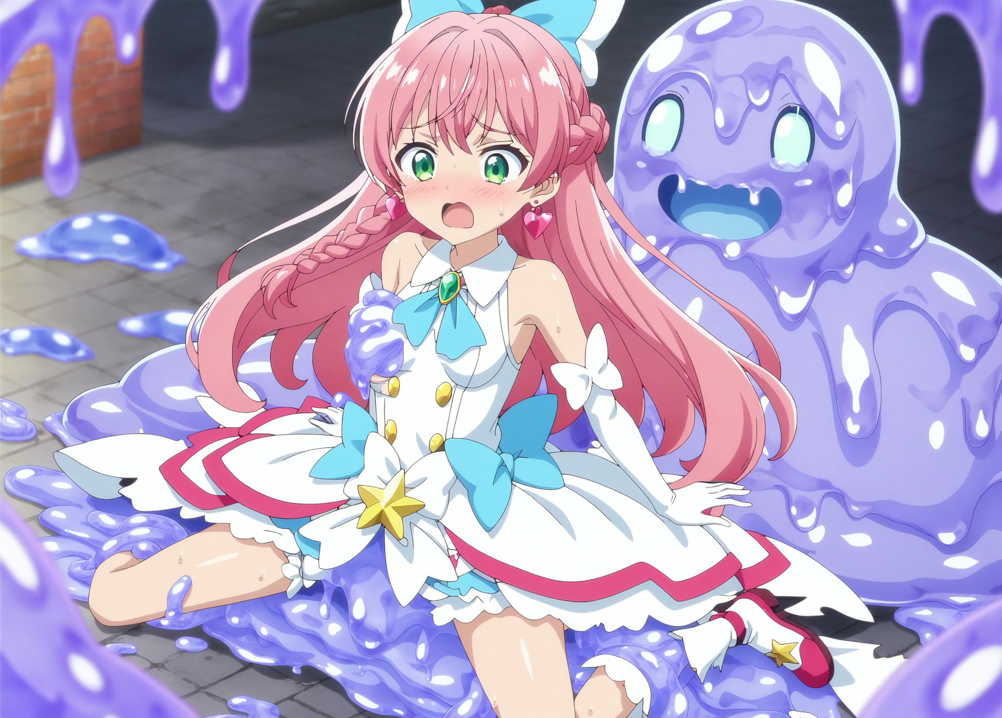 サンプル画像2:敗北したヒロイン達 vol.4(絵心あいのAI生成アトリエ) [d_387617]